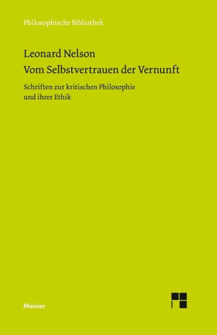 Vom Selbstvertrauen der Vernunft