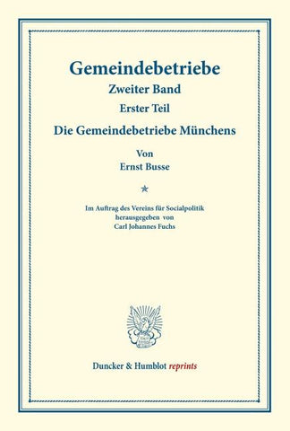 Die Gemeindebetriebe Münchens.