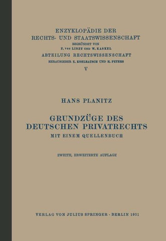 Grundzüge des Deutschen Privatrechts