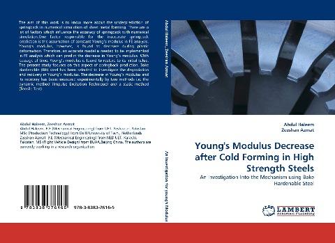 Young''s Modulus Decrease after Cold Forming in High Strength Steels