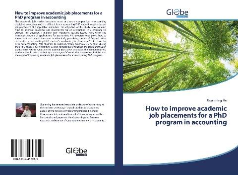 How to improve academic job placements for a PhD program in accounting