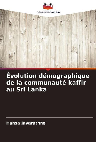 Évolution démographique de la communauté kaffir au Sri Lanka