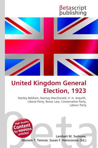 United Kingdom General Election, 1923