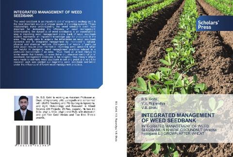 INTEGRATED MANAGEMENT OF WEED SEEDBANK
