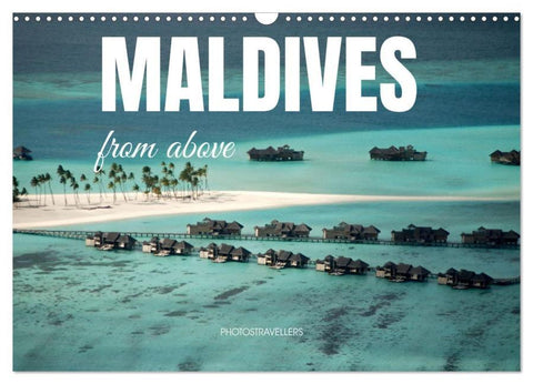 Maldives from above (Wall Calendar 2026 DIN A3 landscape), CALVENDO 12 Month Wall Calendar