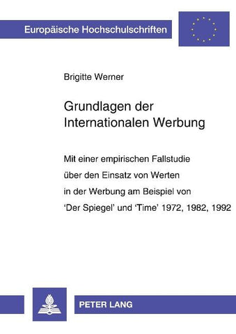 Grundlagen der Internationalen Werbung