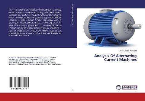 Analysis Of Alternating Current Machines