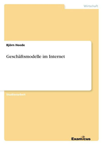 Geschäftsmodelle im Internet