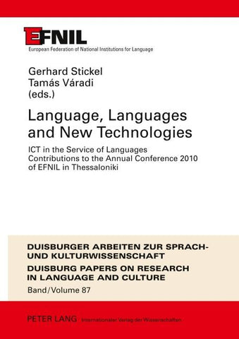 Language, Languages and New Technologies
