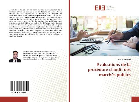 Evaluations de la procédure d'audit des marchés publics