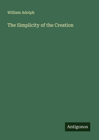 The Simplicity of the Creation