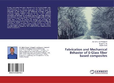 Fabrication and Mechanical Behavior of E-Glass fiber based composites