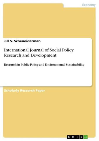 International Journal of Social Policy Research and Development