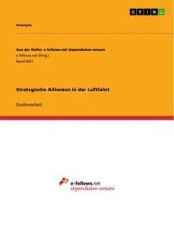 Strategische Allianzen in der Luftfahrt