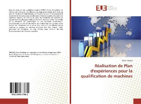 Réalisation de Plan d'expériences pour la qualification de machines