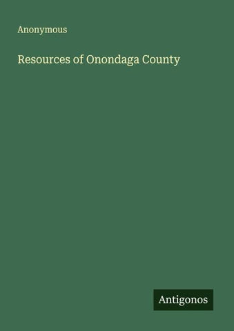 Resources of Onondaga County