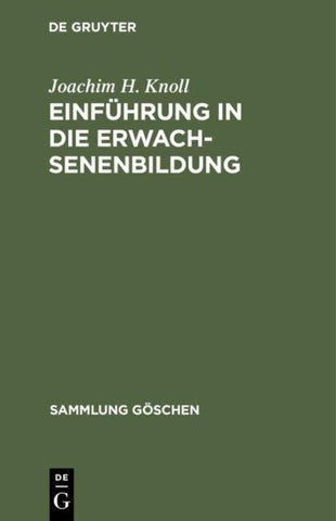Einführung in die Erwachsenenbildung