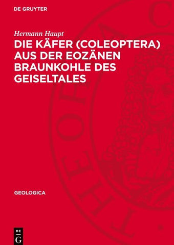 Die Käfer (Coleoptera) aus der eozänen Braunkohle des Geiseltales