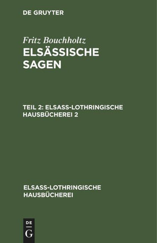 Elsässische Sagen. Teil 2