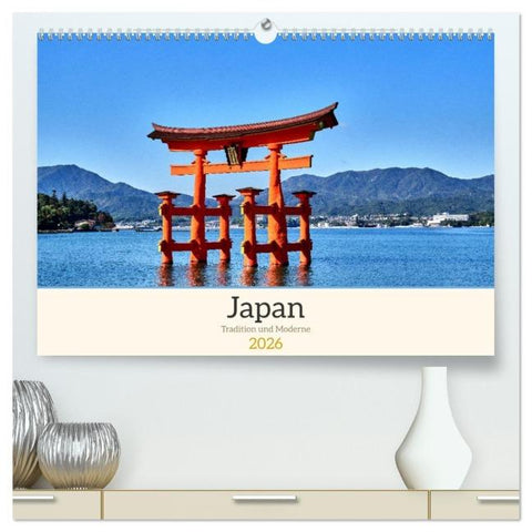 Japan - Traditon und Moderne (hochwertiger Premium Wandkalender 2026 DIN A2 quer), Kunstdruck in Hochglanz