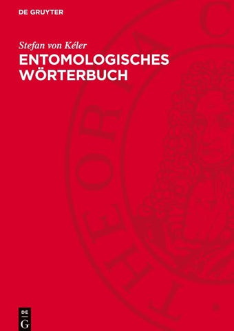 Entomologisches Wörterbuch