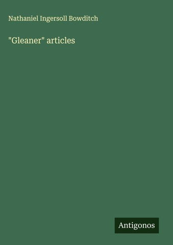 "Gleaner" articles