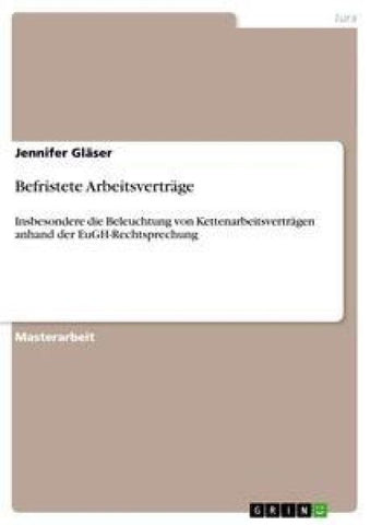 Befristete Arbeitsverträge