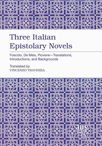 Three Italian Epistolary Novels