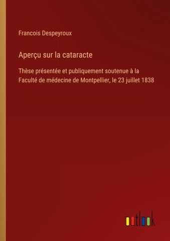 Aperçu sur la cataracte