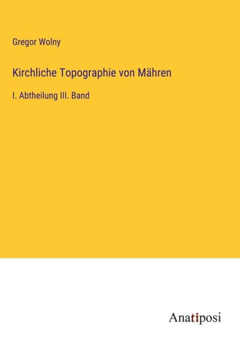 Kirchliche Topographie von Mähren