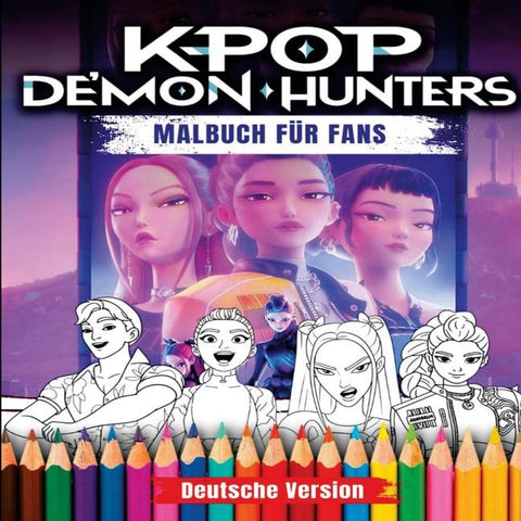 K-pop Demon Hunters Malbuch