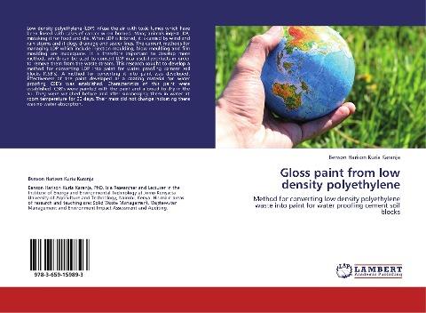 Gloss paint from low density polyethylene