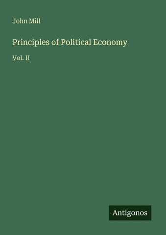Principles of Political Economy