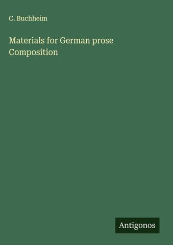 Materials for German prose Composition