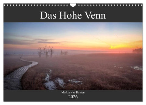 Das Hohe Venn (Wandkalender 2026 DIN A3 quer), CALVENDO Monatskalender