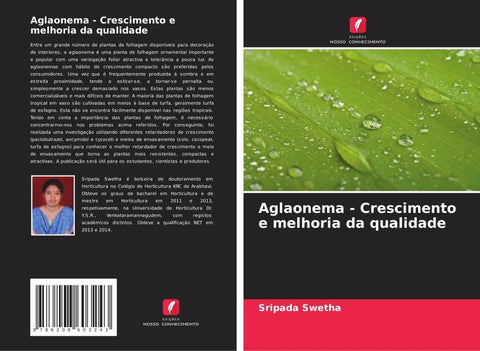 Aglaonema - Crescimento e melhoria da qualidade