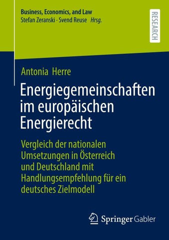 Energiegemeinschaften im europäischen Energierecht