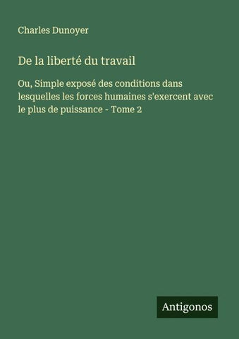 De la liberté du travail