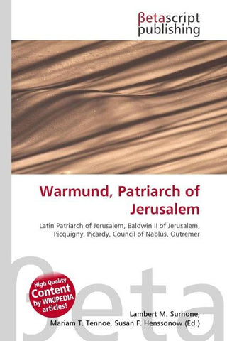 Warmund, Patriarch of Jerusalem