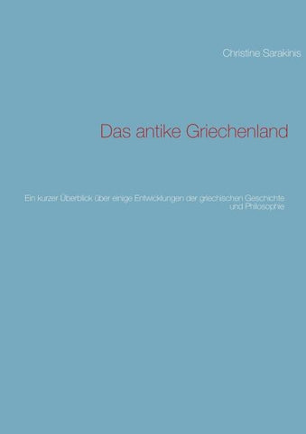 Das antike Griechenland