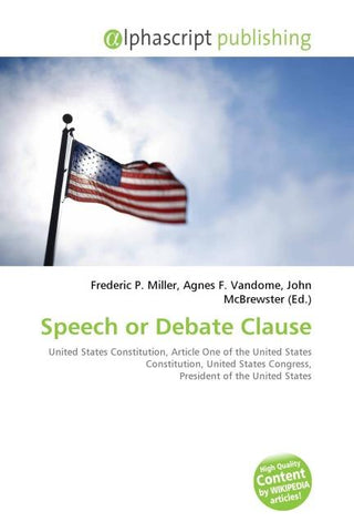 Speech or Debate Clause