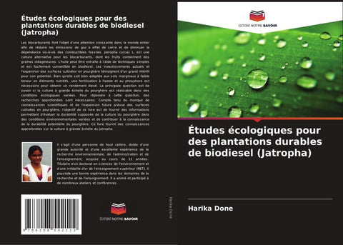 Études écologiques pour des plantations durables de biodiesel (Jatropha)