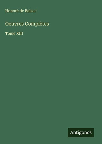 Oeuvres Complètes