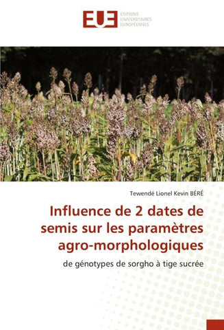 Influence de 2 dates de semis sur les paramètres agro-morphologiques