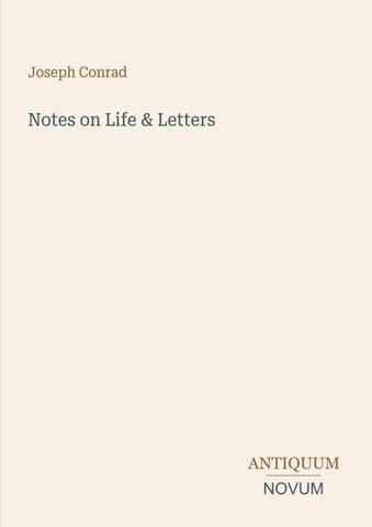 Notes on Life & Letters