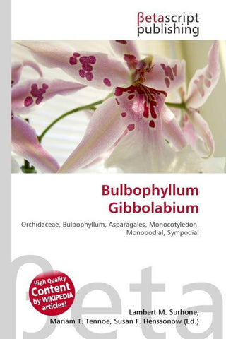 Bulbophyllum Gibbolabium