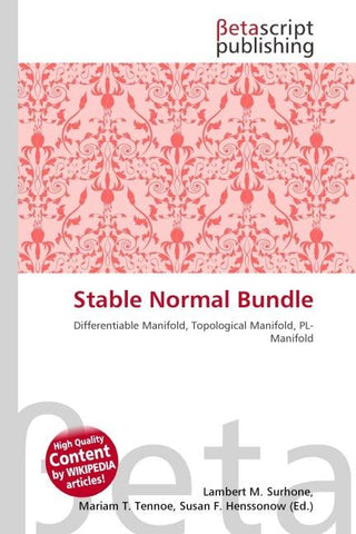 Stable Normal Bundle