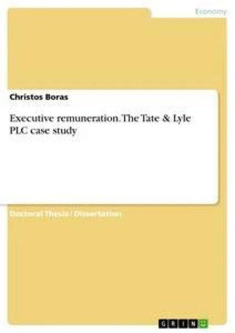 Executive remuneration. The Tate & Lyle PLC case study