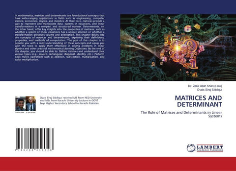 MATRICES AND DETERMINANT