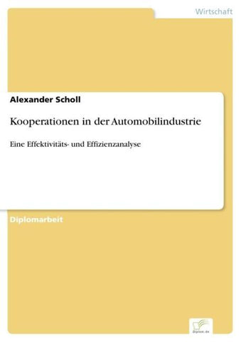Kooperationen in der Automobilindustrie